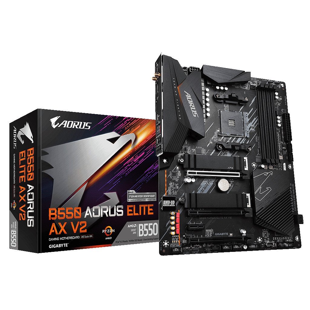 Материнська плата GIGABYTE B550 AORUS ELITE AX V2