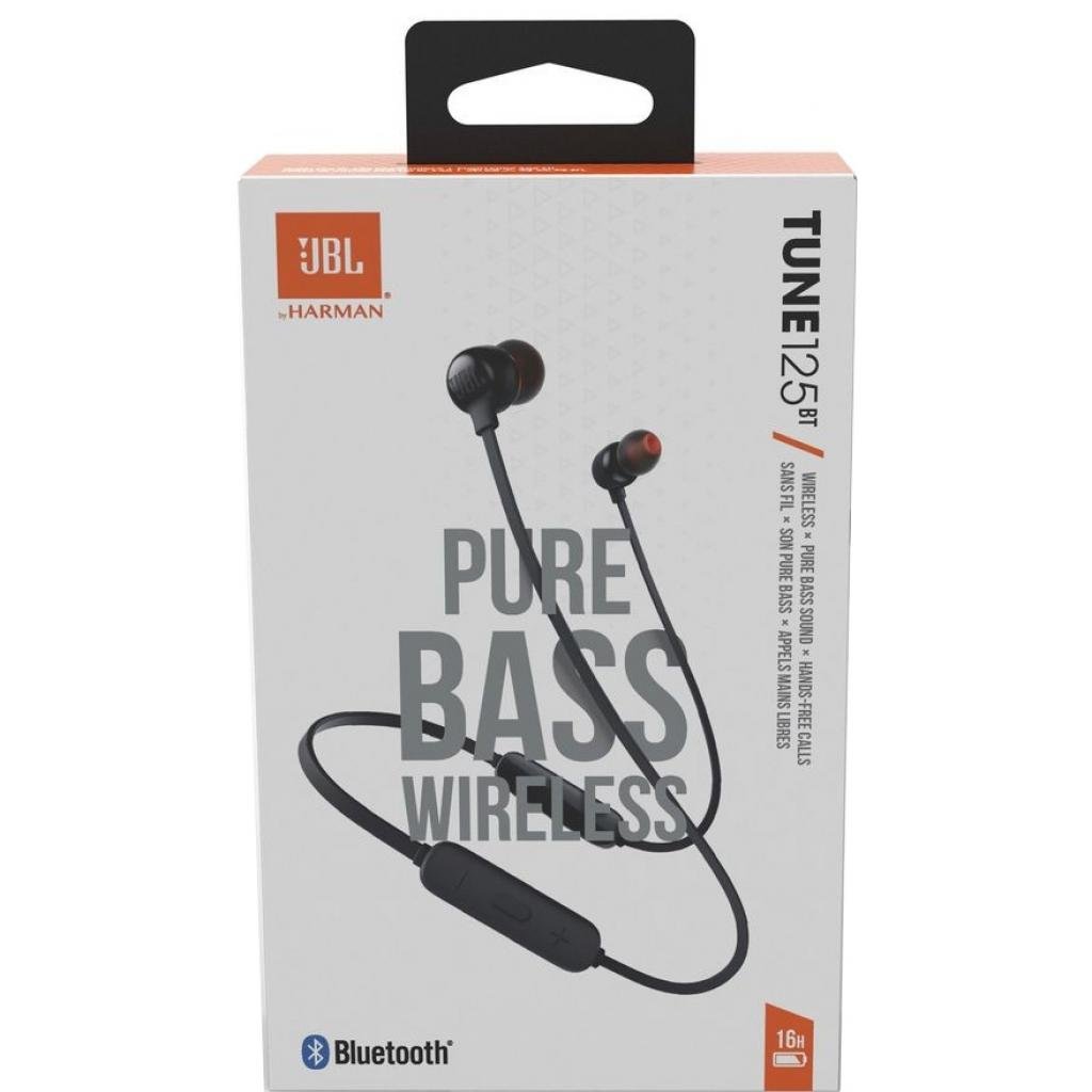 Гарнітура JBL TUNE 125BT (JBLT125BTBLK) Black