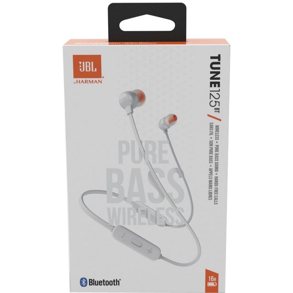 Гарнітура JBL TUNE 125BT (JBLT125BTWHT) White