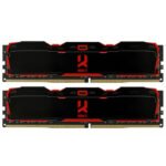 Модуль пам’яті для комп’ютера DDR4 16GB (2X8GB) 3200 MHz IRDM X Black Goodram (IR-X3200D464L16SA/16GDC)