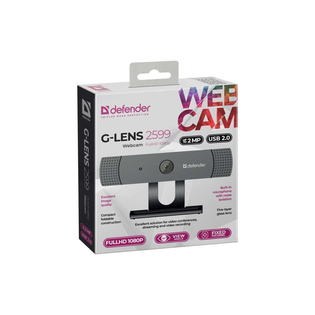 Веб-камера Defender G-lens 2599 FullHD 1080p (63199)