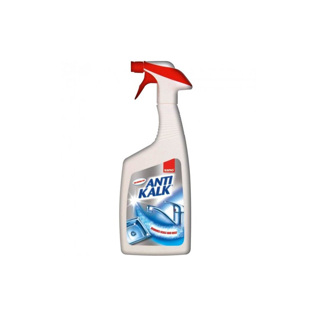 Спрей для чищення ванн Sano Anti Kalk Rust для видалення вапняного нальоту 1 л (7290000293943)