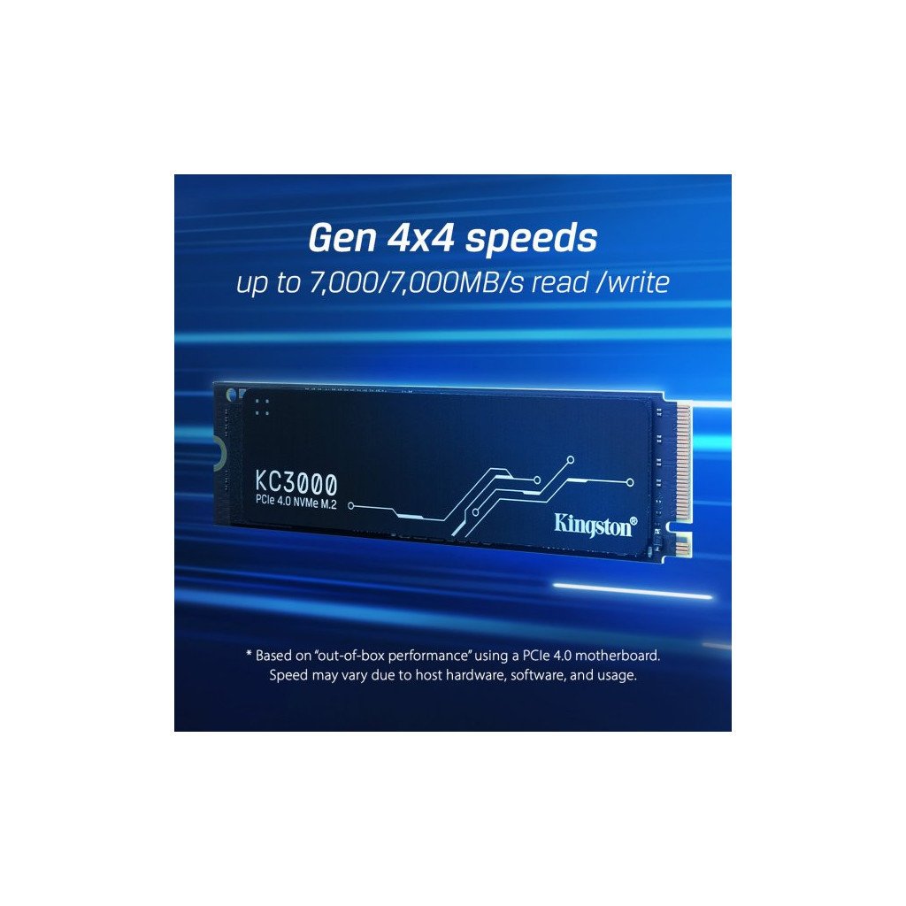 SSD накопичувач KINGSTON 2TB M.2 KC3000 NVMe 2280 (SKC3000D/2048G)