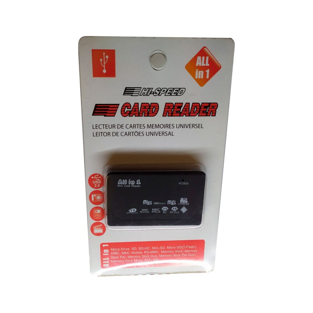 Зчитувач флеш-карт Atcom TD2031 USB 2.0 ALL IN 1 – (Memory Stick (MS) , Secure Digit (10731)