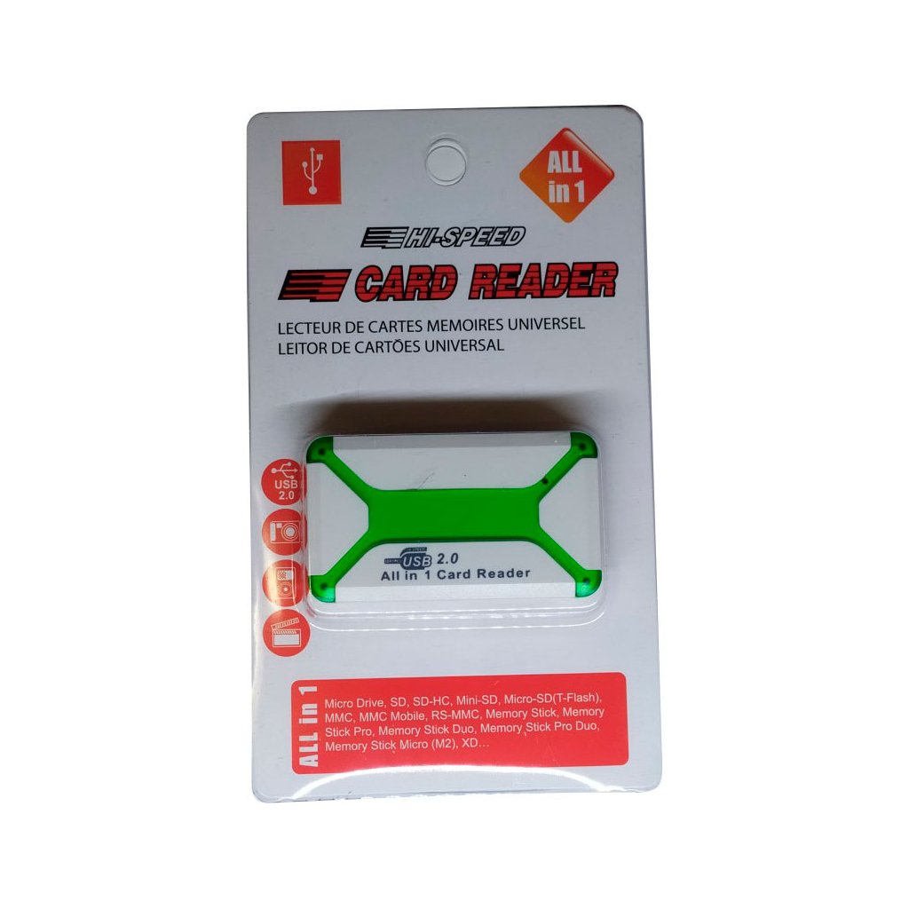 Зчитувач флеш-карт Atcom TD2070 USB 2.0 ALL IN 1 – (Memory Stick (MS) , Secure Digit (10770)