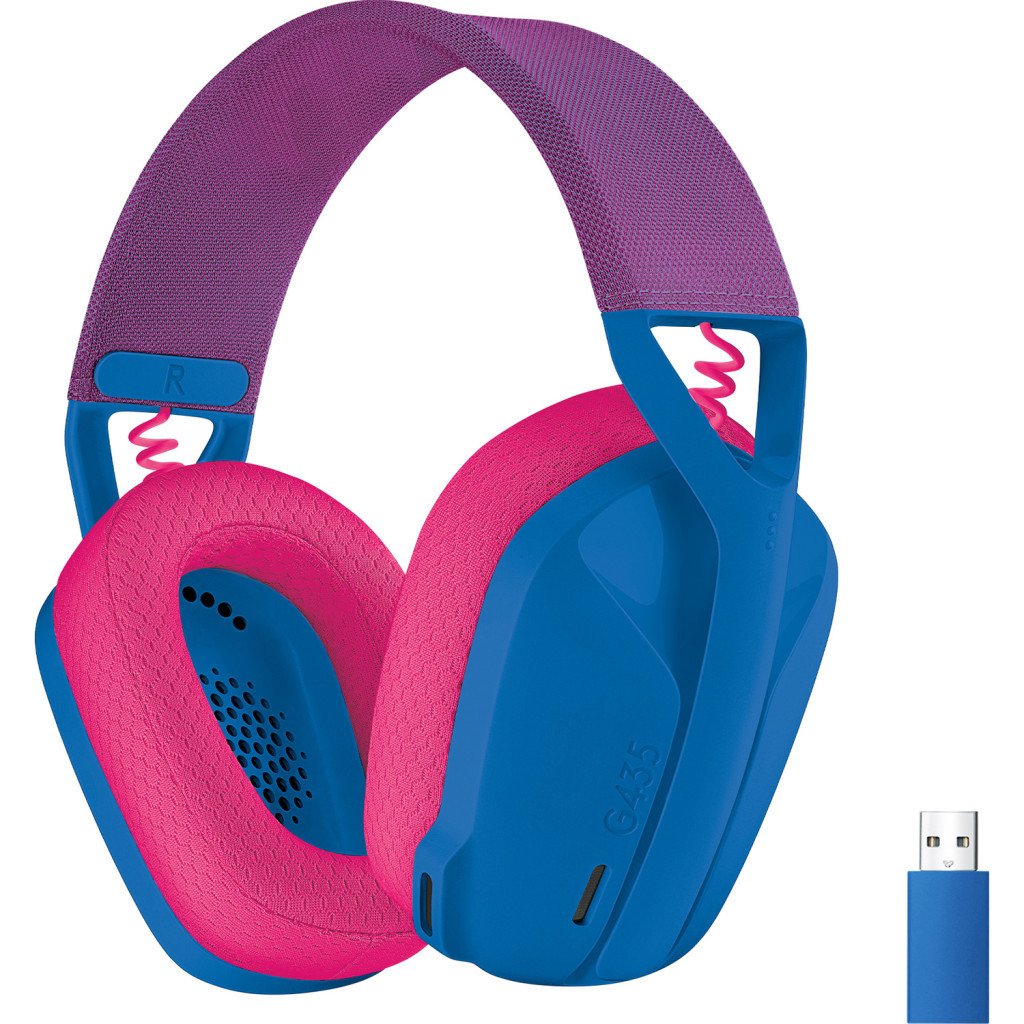 Гарнітура Logitech G435 Lightspeed Wireless Gaming – Blue (981-001062)
