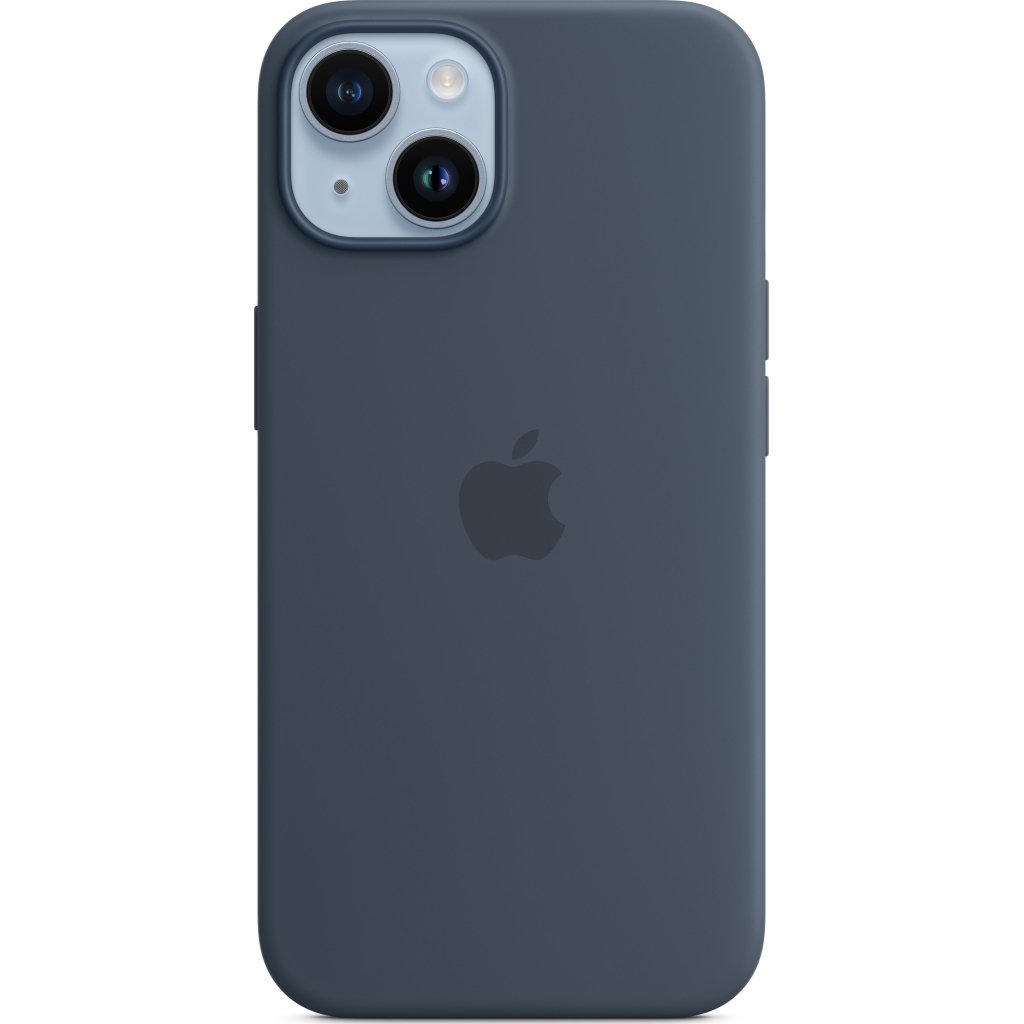 Чохол до мобільного телефона Apple iPhone 14 Plus Silicone Case with MagSafe – Storm Blue,Model A2911 (MPT53ZE/A)