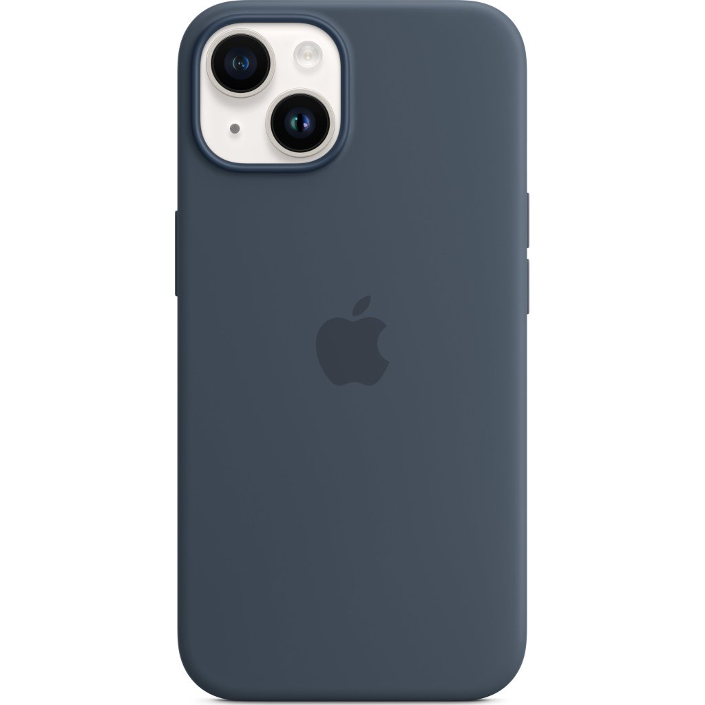Чохол до мобільного телефона Apple iPhone 14 Plus Silicone Case with MagSafe – Storm Blue,Model A2911 (MPT53ZE/A)