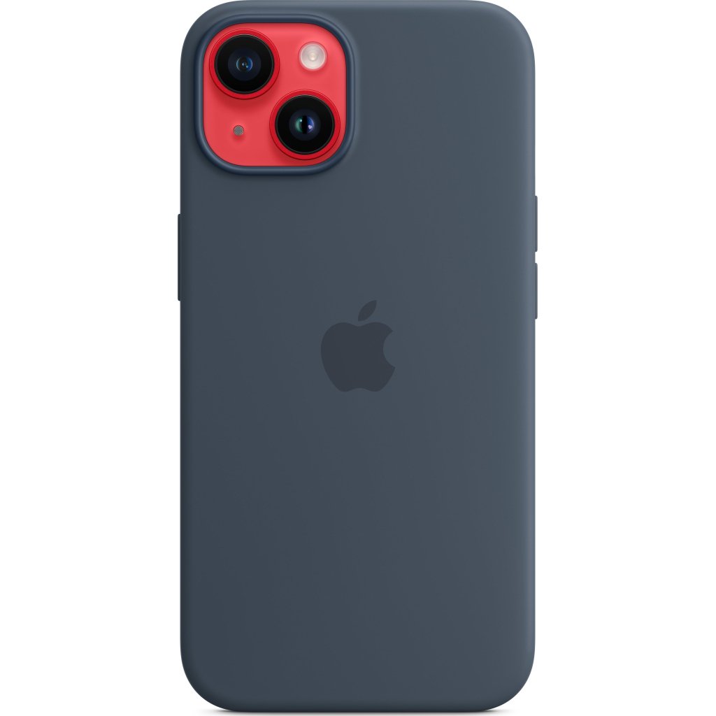 Чохол до мобільного телефона Apple iPhone 14 Plus Silicone Case with MagSafe – Storm Blue,Model A2911 (MPT53ZE/A)