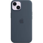 Чохол до мобільного телефона Apple iPhone 14 Plus Silicone Case with MagSafe – Storm Blue,Model A2911 (MPT53ZE/A)