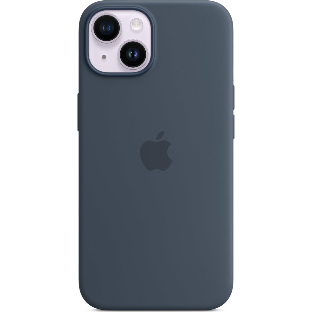 Чохол до мобільного телефона Apple iPhone 14 Plus Silicone Case with MagSafe – Storm Blue,Model A2911 (MPT53ZE/A)