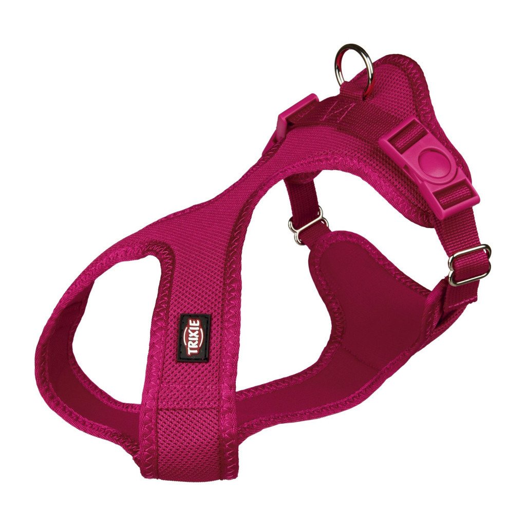Шлея для собак Trixie Soft м’яка XXS-XS 25-35 см/15 мм фуксія (4047974162484)