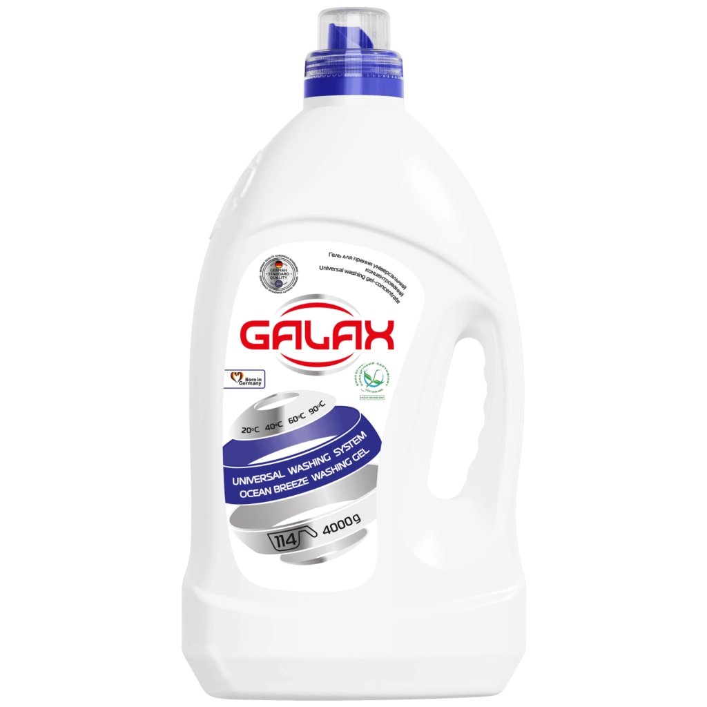 Гель для прання Galax Ocean Breeze універсальний 4 кг (4260637720139)