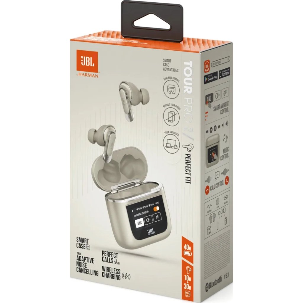 Гарнітура JBL TOUR PRO 2 Шампанське (JBLTOURPRO2CPG)
