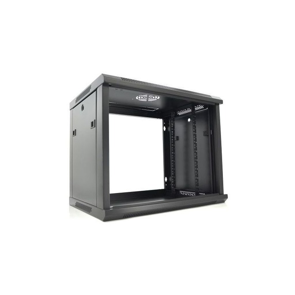 Шафа настінна Merlion 9U 19″ 600*450*500 (Ш*Г*В)мм, black (Ml3-6409 / 23527)