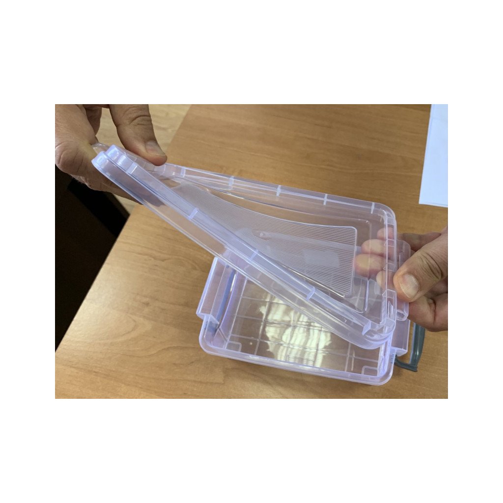 Харчовий контейнер Irak Plastik Hide прямокутний 28 л прозорий (4658)