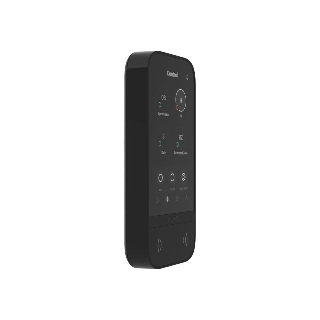 Клавіатура до охоронної системи Ajax KeyPad TouchScreen чорна