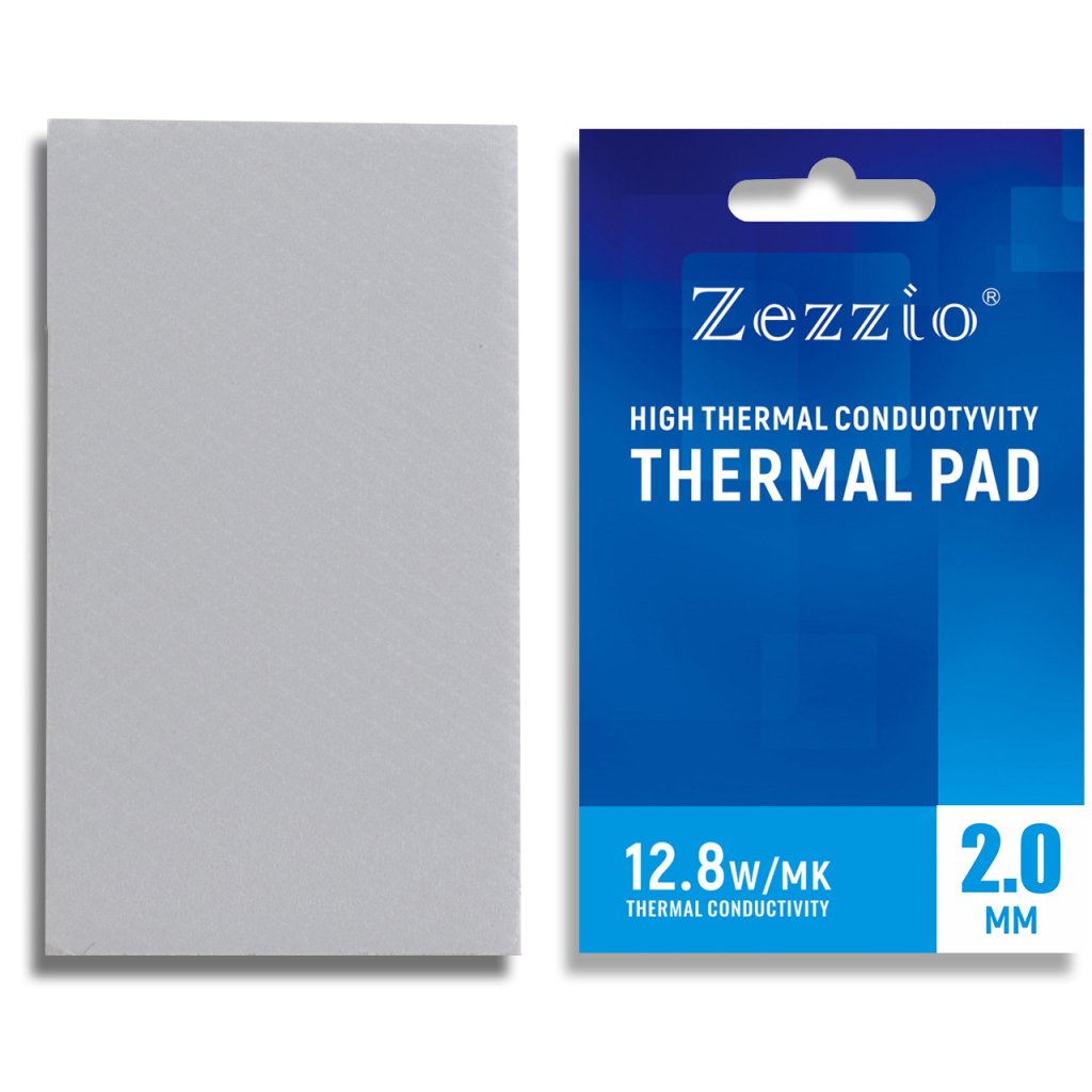 Термопрокладка Zezzio Thermal Pad 12.8 W/mK 85х45×2 мм
