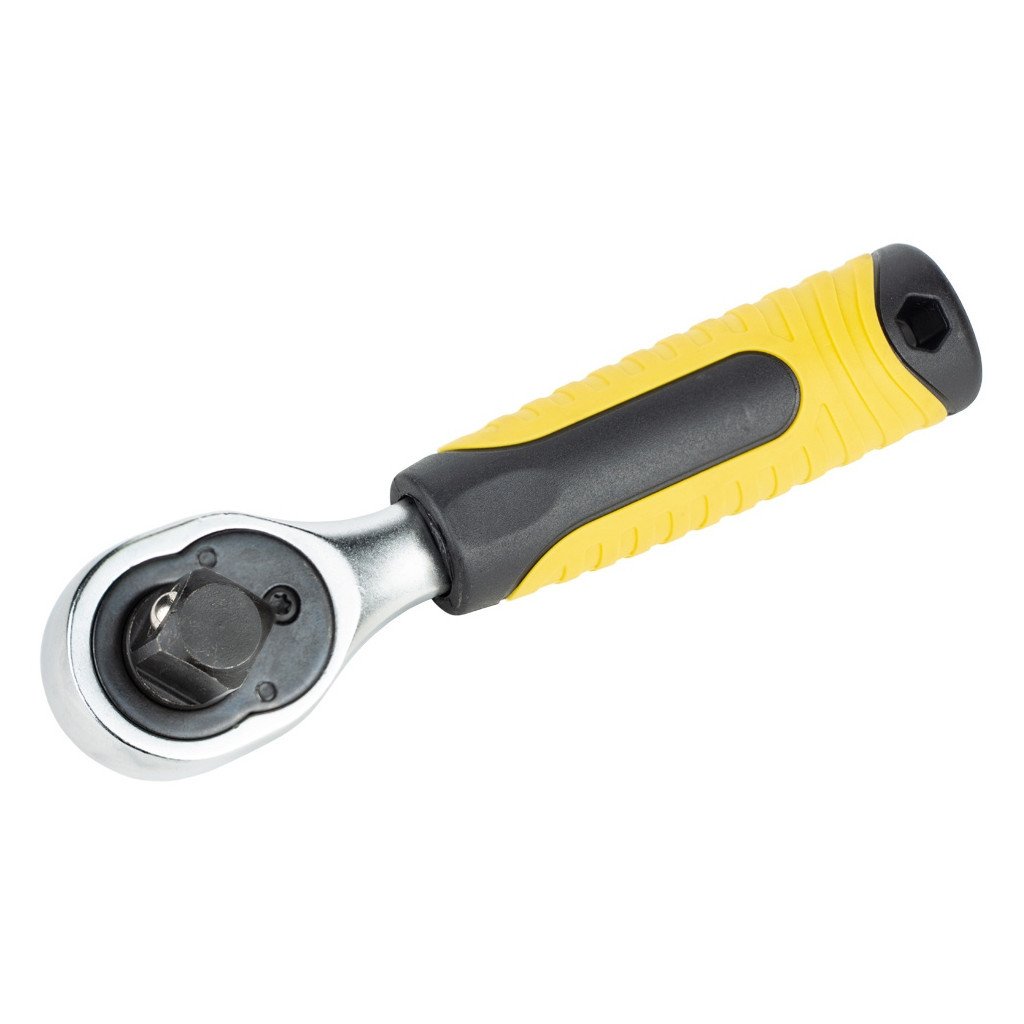 Тріскачка Sigma двостороння укорочена 1/4″-1/2″ 145мм 72T CrV (6050251)