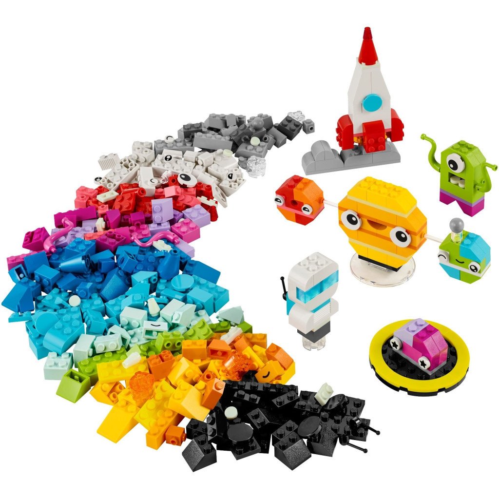 Конструктор LEGO Classic Творчі космічні обʼєкти 450 деталей (11037)