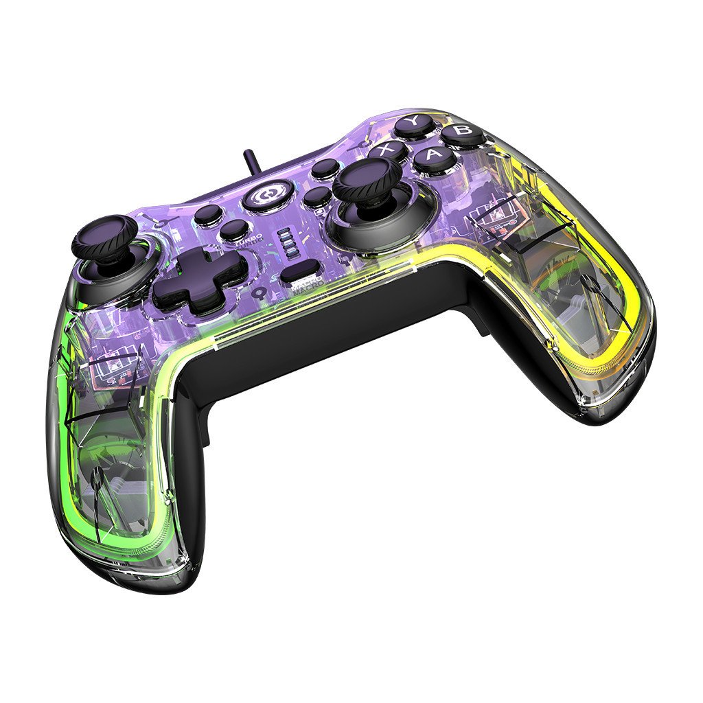 Геймпад Canyon GPW-02 Brighter Wireless RGB 5in1 iOS/Nintendo Crystal (CND-GPW02)