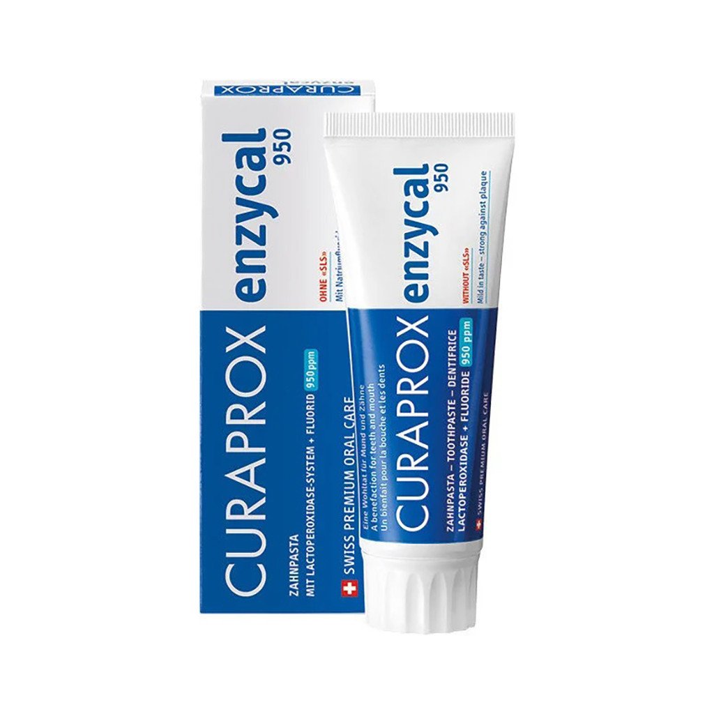 Зубна паста Curaprox Enzycal 950 Ферментна 75 мл (7612412422436)