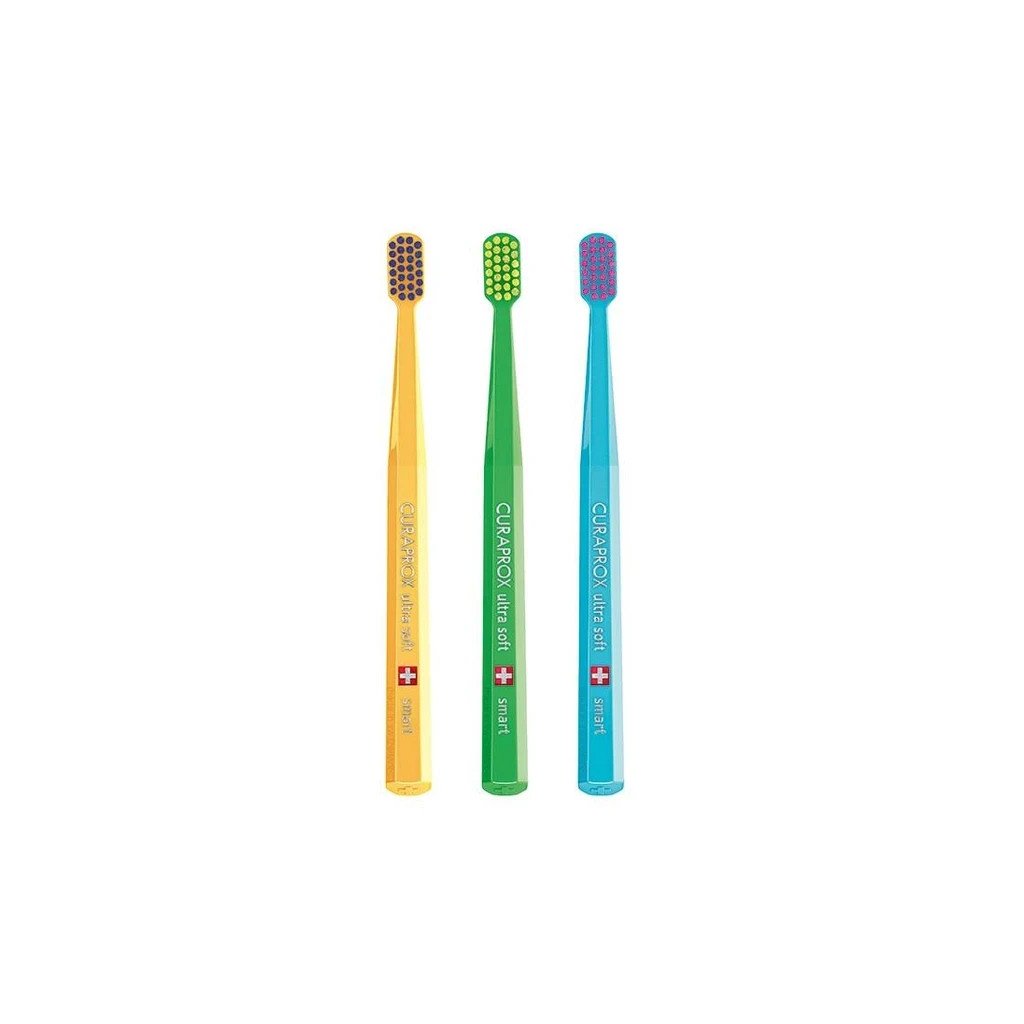 Дитяча зубна щітка Curaprox Ультрам’які CS Smart Ultra Soft (від 5 років) 3 шт (CS Smart/3-02)