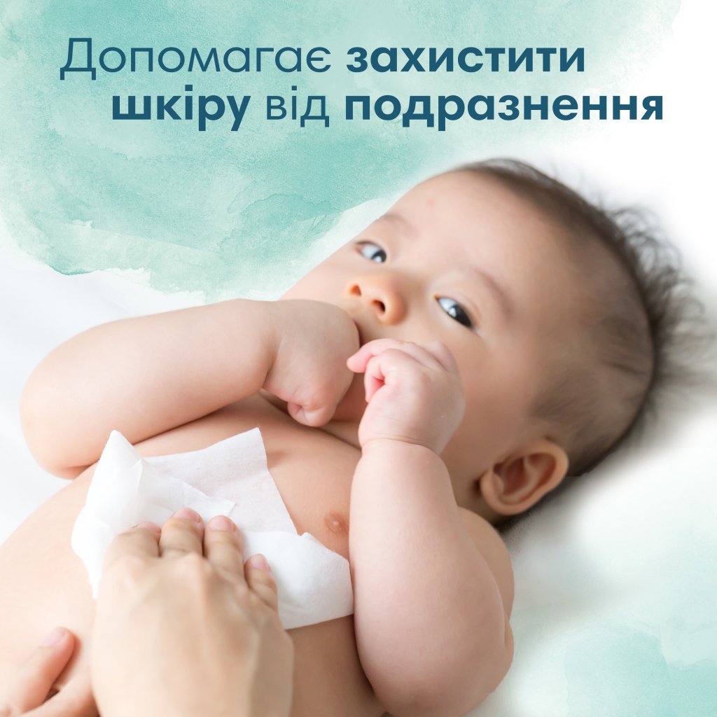 Дитячі вологі серветки Pampers Harmonie Protect&Care з календулою 24 пачки х 44 шт (8700216250603)