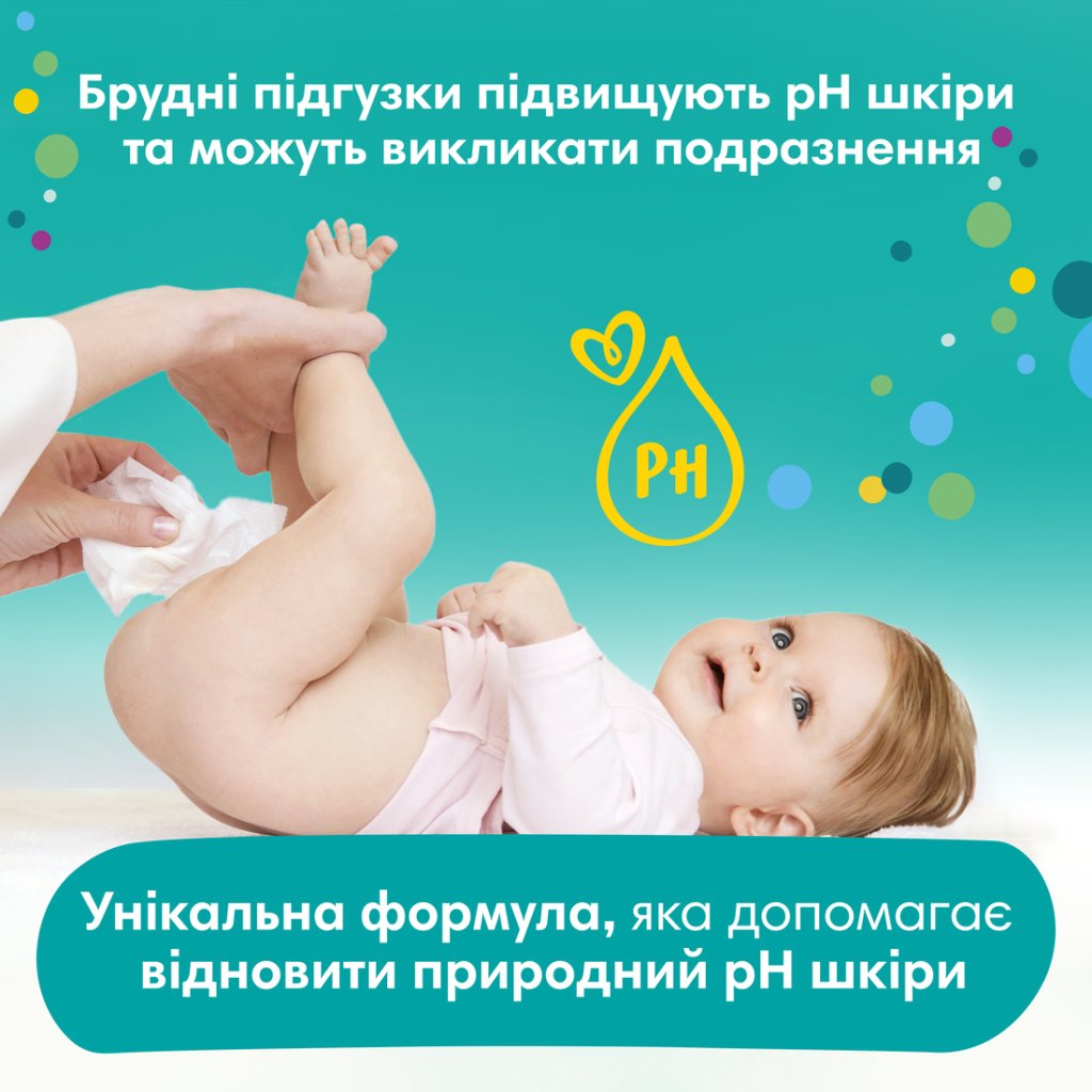 Дитячі вологі серветки Pampers Fresh Clean 6 пачок х 52 шт (8001841078175)