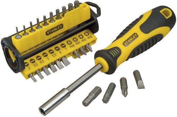 Викрутка Stanley Multibit зі змінними вставками (STHT0-70885)