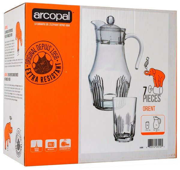 Набір ARCOPAL ORIENT, 7 предметів