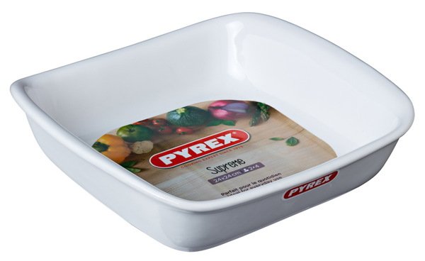 Форма PYREX Supreme white 24х24 см
