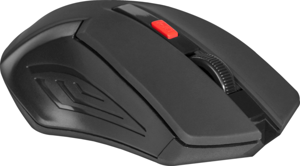 Мишка Defender Accura MM-275 Black-Red (52276)