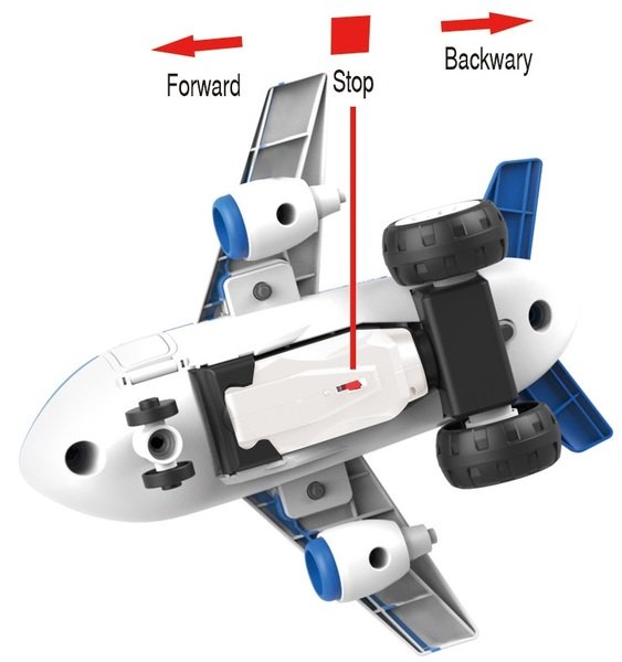 Літак з електродвигуном Diy Spatial Creativity LM8074-DZ-1
