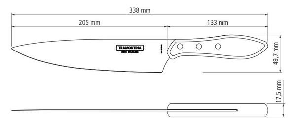 Ніж для м’яса Tramontina Barbecue Polywood, 203 мм