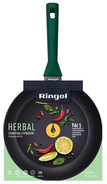 Сковорода RINGEL Herbal сковорода глибока 24 см