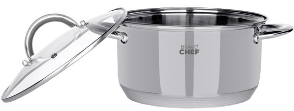 Каструля Bravo Chef 20 см (3.6 л) з кришкою