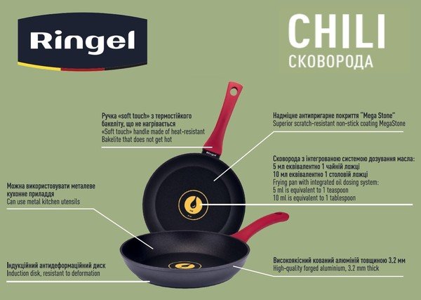 Сковорода RINGEL Chili 28 см