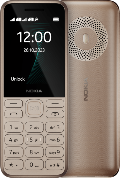 Мобільний телефон Nokia 130 Dual SIM (TA-1576) Light Gold
