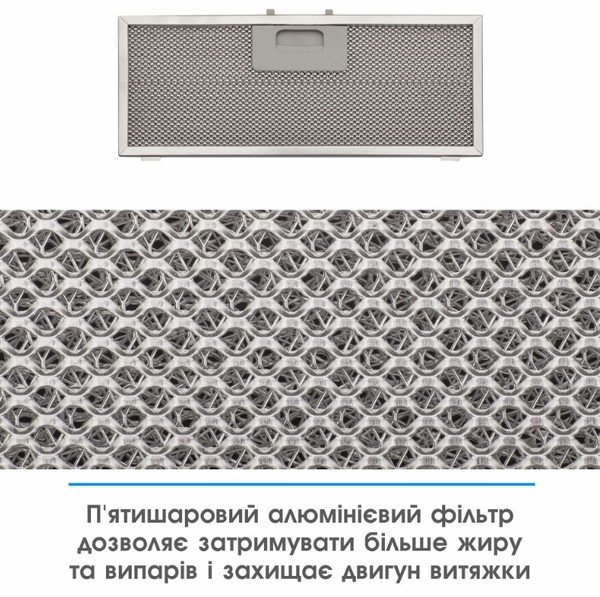 Витяжка Eleyus UNIA 800 LED 52 BL