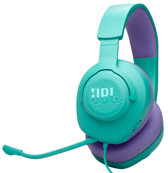 Гарнітура JBL QUANTUM 100M2 Cyan (JBLQTUM100M2CYN)