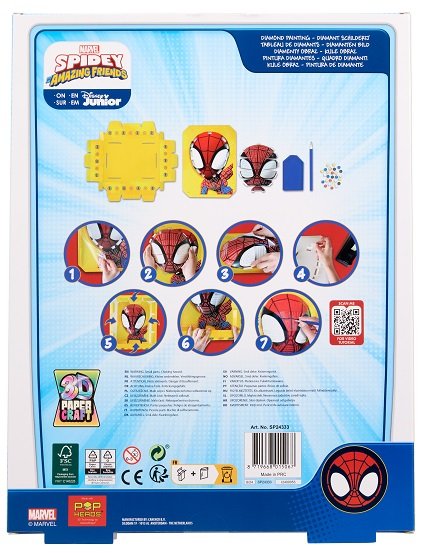 Набір Disney Мозаїка алмазна 3D в рамці Spidey