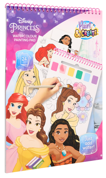 Водна розмальовка Disney 24 аркуші Princess