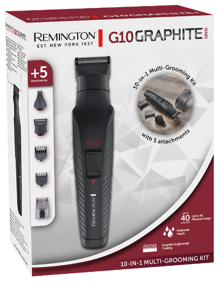 Тример універсальний Remington PG2100 G10 Graphite 10-in-1 Multigrooming Kit
