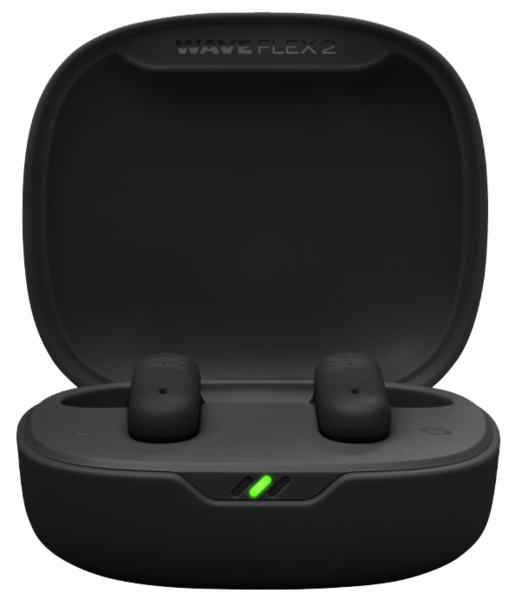 Гарнітура JBL WAVE FLEX 2 Black (JBLWFLEX2BLK)
