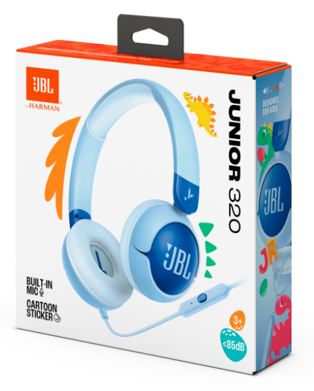 Гарнитура JBL JR320 Blue (JBLJR320BLU)