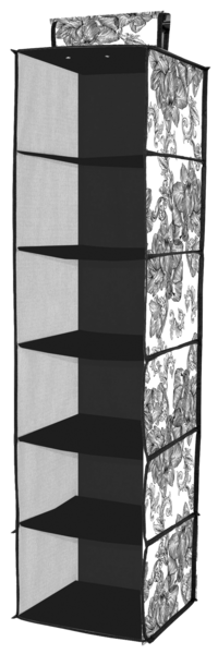 Органайзер Idea Home NP-121 Anthracite Flowers 28x28x112 см