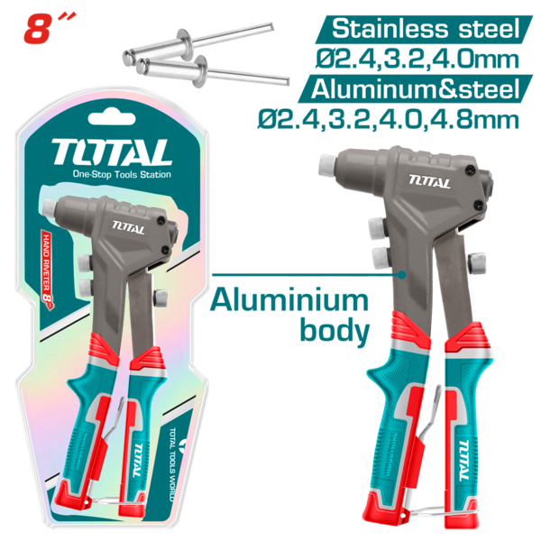 Заклепувальний ключ TOTAL THT32081 L = 200 мм