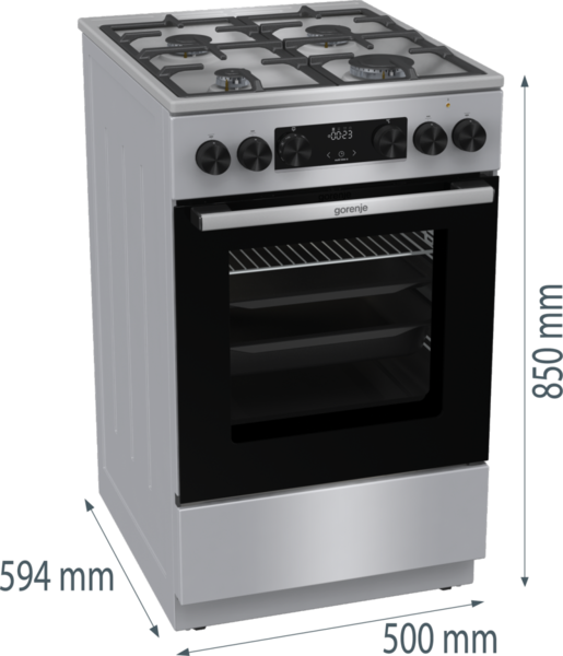Комбінована плита Gorenje GKS5C70HXF