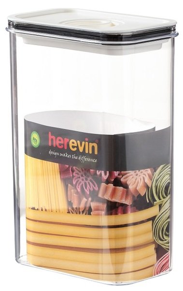 Контейнер HEREVIN Canister-Vacuum Lid-White-Black 2.5 л (161189-000)